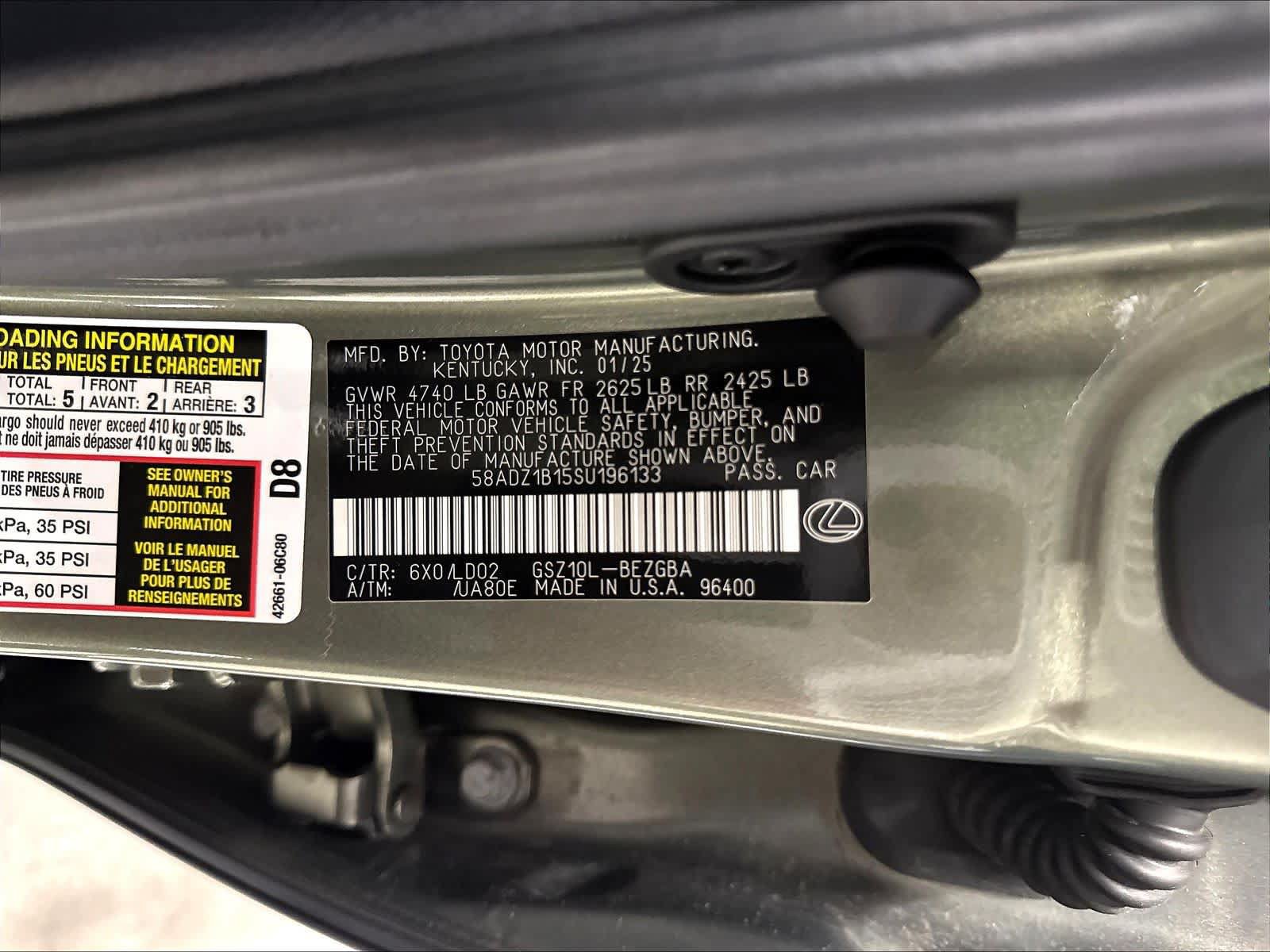 Used 2025 Lexus ES 350 w/ Premium Package FWD image 21