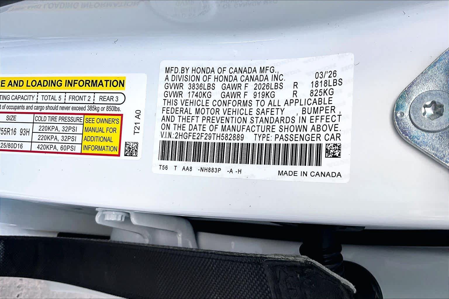 Used 2026 Honda Civic LX image 19
