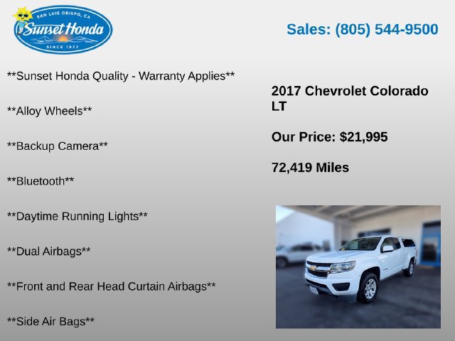 Used 2017 Chevrolet Colorado LT AWD/4WD image 5