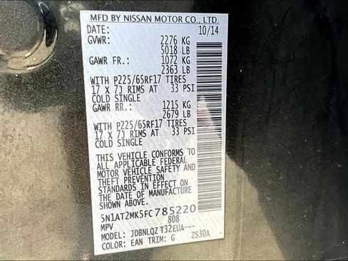 Used 2015 Nissan Rogue SV w/ SV Family Package AWD/4WD image 19