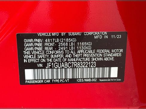 Certified 2024 Subaru Impreza 2.0i AWD/4WD image 27