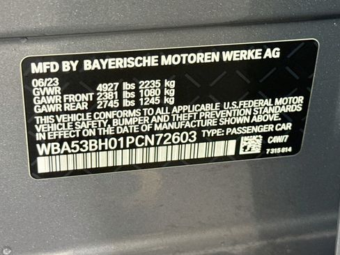 Used 2023 BMW 530i w/ Convenience Package RWD image 40