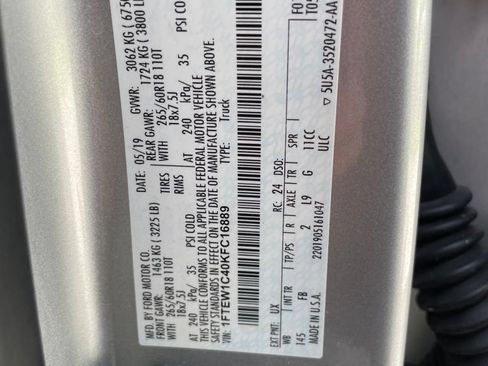 Used 2019 Ford F150 XLT w/ Equipment Group 302A Luxury RWD image 14