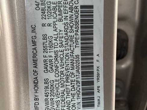 Used 2018 Honda Accord Hybrid image 11