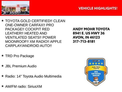 Certified 2025 Toyota Tacoma TRD Pro image 2