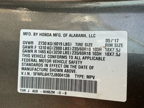 Used 2018 Honda Odyssey EX-L image 38