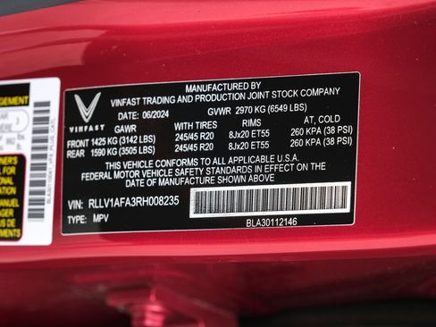 Used 2024 VinFast VF 8 Plus AWD/4WD image 49