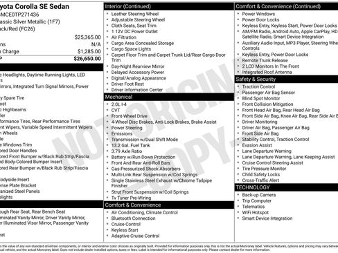New 2026 Toyota Corolla SE image 16