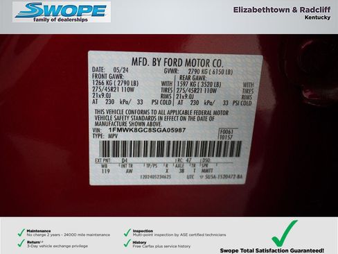 Certified 2025 Ford Explorer ST image 36