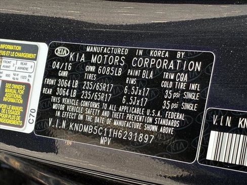 Used 2017 Kia Sedona LX image 15