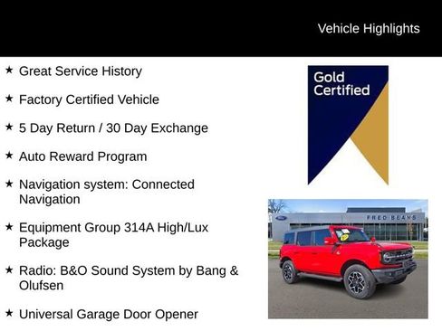 Used 2024 Ford Bronco Outer Banks AWD/4WD image 4