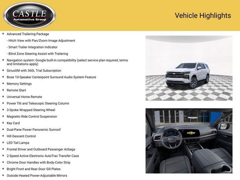 New 2026 Chevrolet Tahoe High Country w/ Sun And Tow Package image 12