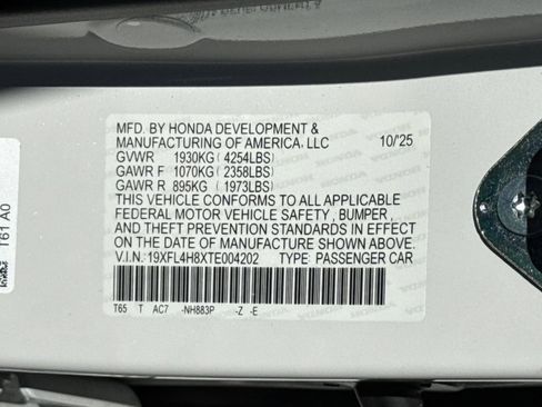 New 2026 Honda Civic Sport image 28