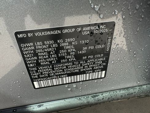 Used 2026 Volkswagen Atlas SEL Premium R-Line AWD/4WD image 12