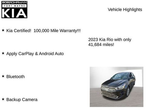Certified 2023 Kia Rio LX image 7