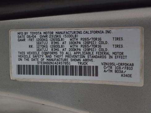 Used 2004 Toyota Tacoma PreRunner image 29