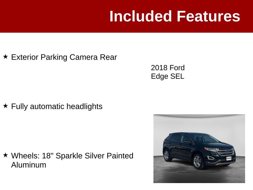 Used 2018 Ford Edge SEL FWD image 4