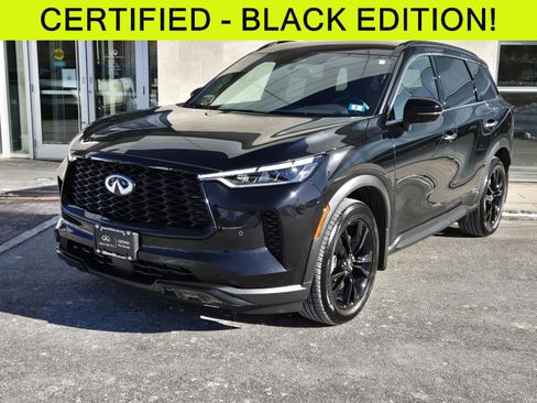 Certified 2025 INFINITI QX60 Luxe w/ Black Edition image 1