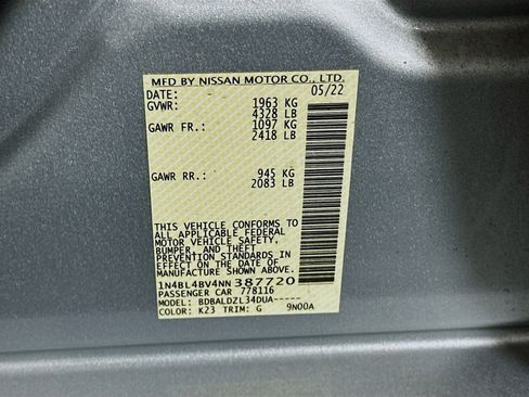 Used 2022 Nissan Altima 2.5 S FWD image 12
