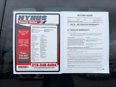 Used 2018 Subaru Forester 2.5i Premium w/ All-Weather Package AWD/4WD image 49