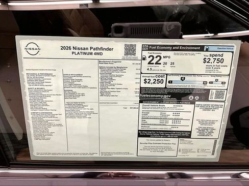 New 2026 Nissan Pathfinder Platinum image 43