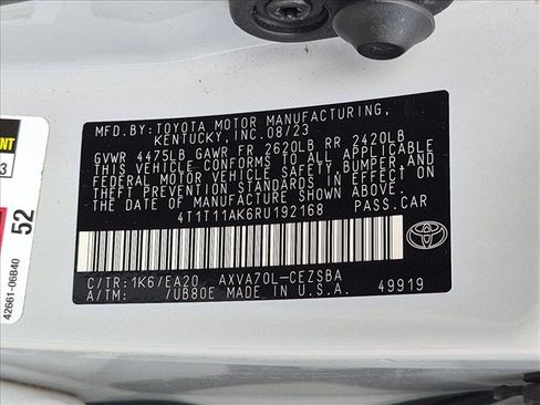 Used 2024 Toyota Camry SE w/ Convenience Package FWD image 22