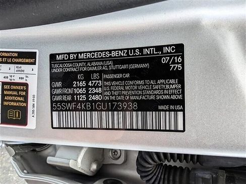 Used 2016 Mercedes-Benz C 300 4MATIC Sedan w/ Multimedia Package image 33