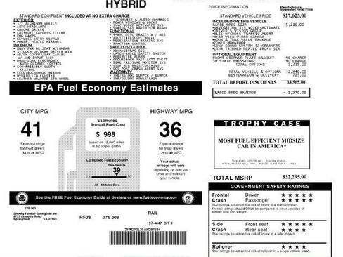 Used 2010 Ford Fusion Hybrid FWD image 12
