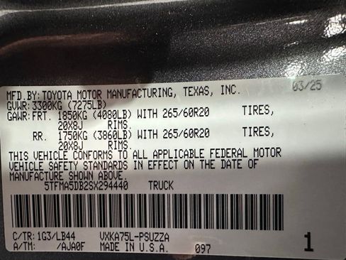 Used 2025 Toyota Tundra 1794 Edition image 11