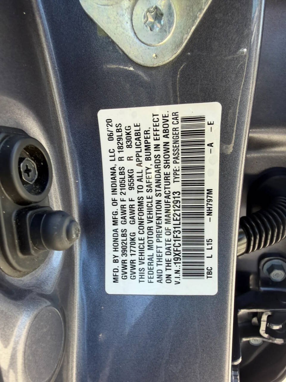 Used 2020 Honda Civic EX image 30