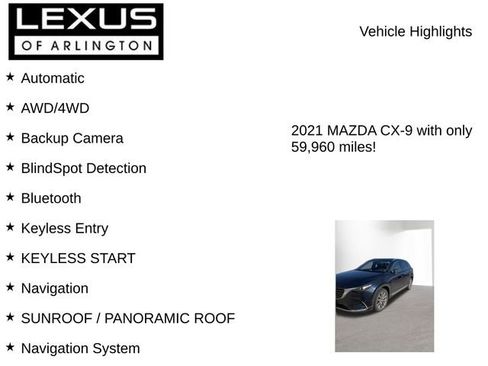 Used 2021 MAZDA CX-9 Grand Touring image 7