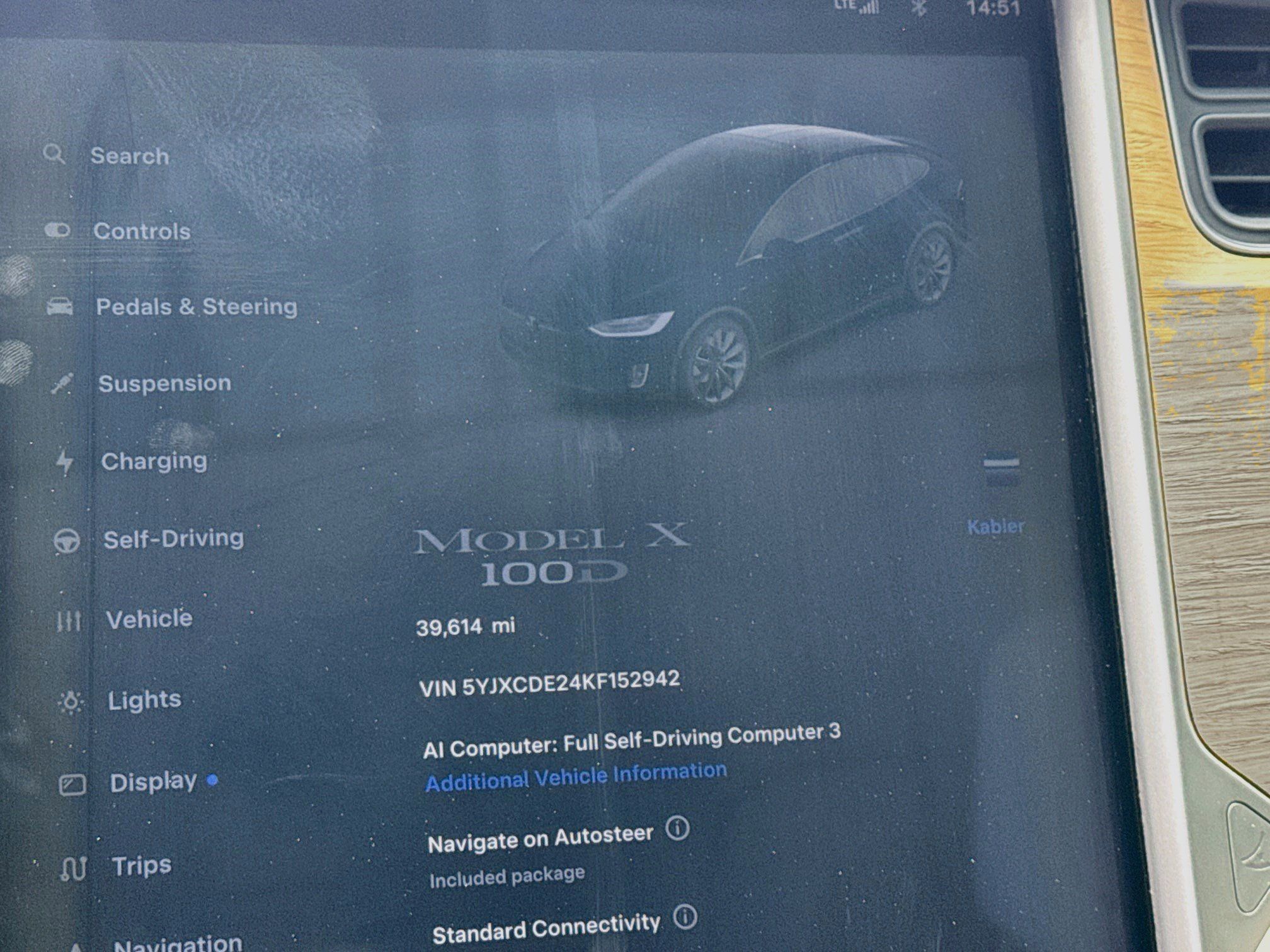 Used 2019 Tesla Model X 100D AWD/4WD image 8