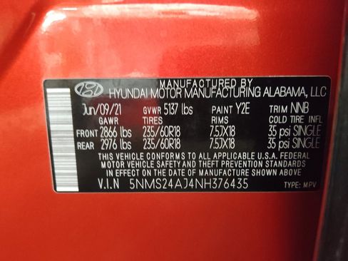 Used 2022 Hyundai Santa Fe SEL w/ Cargo Package FWD image 33