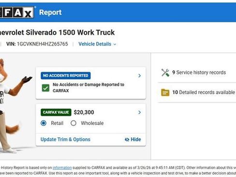 Used 2017 Chevrolet Silverado 1500 W/T w/ Trailering Package image 5