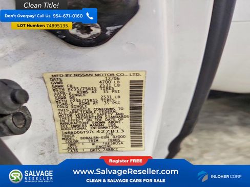 Used 2007 Nissan Frontier XE w/ Preferred Pkg image 16