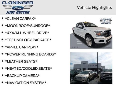 Used 2020 Ford F150 Limited w/ Trailer Tow Package image 4
