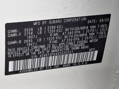 Certified 2025 Subaru Outback Touring XT w/ Popular Package #2 image 29