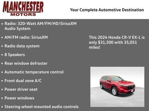 Used 2024 Honda CR-V EX-L image 2