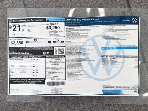 New 2026 Volkswagen Atlas SEL Premium R-Line image 42