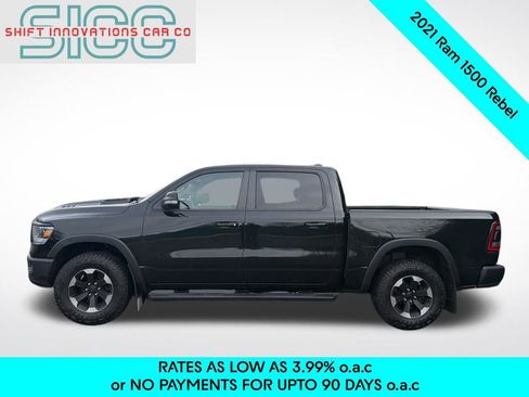 Used 2021 RAM 1500 Rebel w/ Leather & Sound Group AWD/4WD image 3