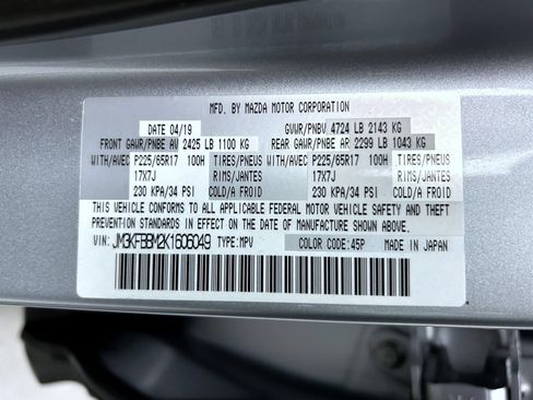 Used 2019 MAZDA CX-5 Sport w/ I-ACTIVSENSE Package AWD/4WD image 25