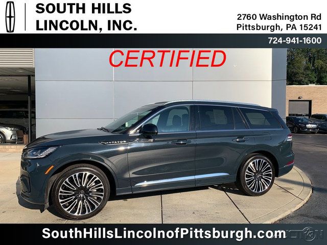 Certified 2025 Lincoln Aviator Black Label AWD/4WD image 1