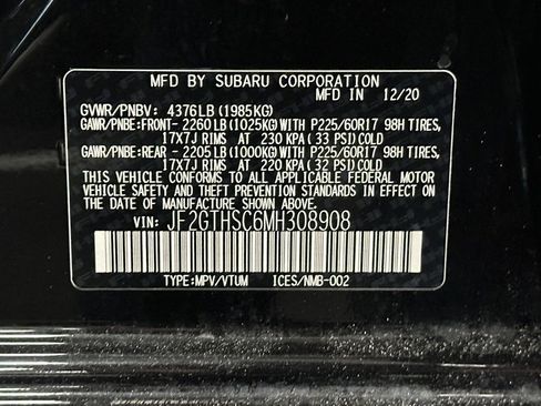 Used 2021 Subaru Crosstrek 2.5i Sport w/ Moonroof Package image 34