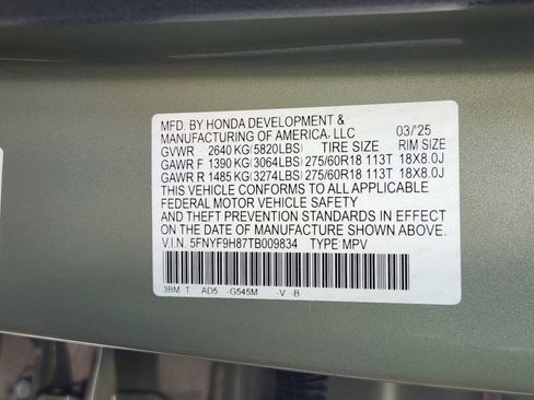Used 2026 Honda Passport TrailSport Elite image 33