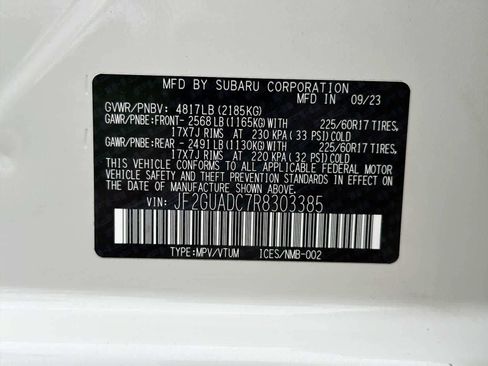 Certified 2024 Subaru Crosstrek 2.0i Premium AWD/4WD image 30