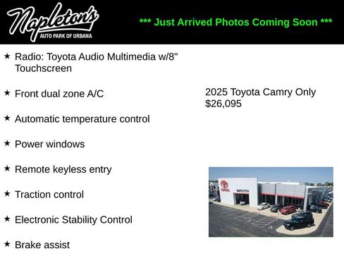 Used 2025 Toyota Camry LE image 1