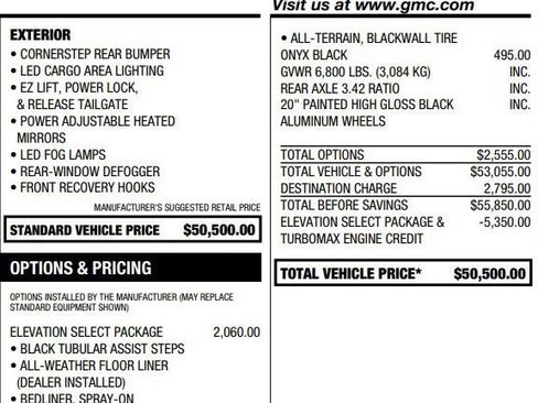 Used 2026 GMC Sierra 1500 Elevation w/ Elevation Select Package image 2