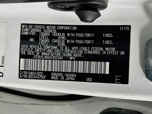 Used 2016 Toyota 4Runner SR5 Premium AWD/4WD image 40