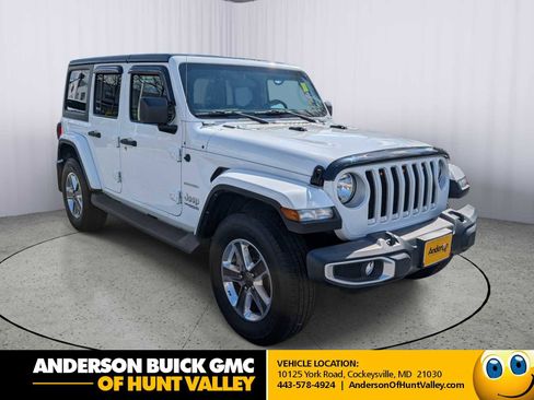 Used 2021 Jeep Wrangler Unlimited Sahara image 1