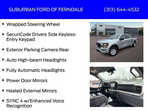 Used 2023 Ford F150 XLT w/ Equipment Group 301A Mid AWD/4WD image 13